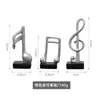 Conjunto Nórdico Transfronteiriço Mini com Três Notas Musicais Artesanato em Resina Enfeites para Decoração de Mesa de Sala de Estar e Sala de Jantar e Adereços para Fotografia