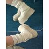 Botas de Nieve Cálidas Antideslizantes de Suela Gruesa para Mujer 2025 Nuevo Invierno Noreste Blanco Aumento de Altura Forrado de Polar Algodón Acolchado Grueso