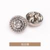 Botones Metálicos de Doble Anillo para Camisas, Botones para Suéter, Botones para Tejido de Punto, Accesorios de Ropa