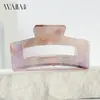 Nuevo Pasador para el Cabello de Acetato Degradado Wjia, Elegante Pinza de Tiburón Grande Estilo Francés Color Sirena para Mujer