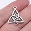 24x 20mm 1.6g plata antigua retro accesorios DIY conector nudo celta
