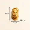 Lingotes de Oro Simulados, Cerditos de la Fortuna, Mini Tazones Dorados, Cofres del Tesoro, Accesorios de Pegamento Cremoso, Accesorios Dorados de Resina para Manualidades de Año Nuevo
