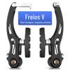 Freio V-brake para bicicleta, sistema de freio V-brake para carro de estrada, conjunto de freio de liga de alumínio, alavanca de freio, braçadeira de fio de freio