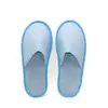Pantuflas Desechables de Algodón y Lino para Hotel, Hospitalidad en Casa, Portátiles, Engrosadas, Antideslizantes, Media Tapa, Todo Incluido, Pantuflas para Huéspedes Personalizadas