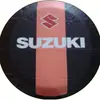 Suzuki Jimny Vehículo Todoterreno Cubierta de Rueda de Repuesto Funda para Neumático Protector de Neumático de PVC Engrosado Cuero Sintético Protección Transfronteriza