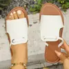 Sandálias Rasteirinhas Femininas Casuais Confortáveis Simples Modernas de Calçar Plus Size para Comércio Exterior Verão 2026