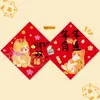 Parejas de Año Nuevo para Mascotas Año de la Oveja Pegatinas de Carácter Fu de Primavera Nueva Decoración de Festival de Primavera para Mascotas Tarjetas Creativas Parejas de Decoración de Año Nuevo
