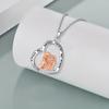Collar con forma de corazón para madre e hija, regalo para el día de la madre, collar para madre, colgante de amor, collar con corazón