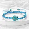 Pulseira Empilhada Estilo Férias na Praia Temu Transfronteiriça Estrela do Mar Concha Vieiras Pedras Turquesa Pérola Pulseira de Moda