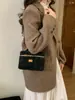 Bolso Nicho Coreano Bolso Cruzado Versátil para Mujer Bolso de Hombro Moderno Casual Bolso Cubo Acolchado Bolso de Mano Sencillo