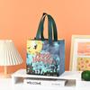 Bolsa de Halloween de Tela No Tejida Transfronteriza Bolsa Tote de Bruja Calabaza Plegable para Comida Regalo Compras Regalo Bolsa de Almacenamiento