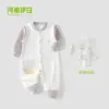 Macacão de bebê Four Seasons seda Youke roupas de outono roupas para recém-nascidos macacão de lua cheia roupas de bebê blusa de manga comprida