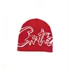 Gorro de Punto Estampado Europeo y Americano Transfronterizo, Gorro Jacquard Versátil de Nicho sin Visera Estilo Hip-Hop Callejero de Moda