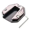 Base de Cavalete de Motocicleta, Base de Cavalete Lateral para Veículos Elétricos, Capa Protetora, Peças de Modificação Antiderrapantes para Bicicletas Elétricas