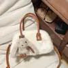 Bolsos Peludos Nicho de Otoño e Invierno para Mujer 2025 Nueva Moda Bolso Cruzado Versátil Bolso de Mano Bolso Peludo