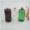 Garrafas de 500ml com tampa de alumínio, curtas e de ombro reto: adequado para hidrolatos, desinfetantes para as mãos, shampoo, gel de banho e iscas