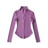Inverno Mulheres Novo Estilo Plus Fino Veludo Escovado Camiseta Segunda Pele Gola Alta Zíper Meio Aberto Cintura Bainha Curva Camiseta Espessa