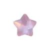 Arte de unha base plana estrela de cinco pontas invertida strass cristal K9 cor clara estrela de cinco pontas unha base plana em formato broca de vidro atacado