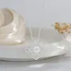 Nuevo Estilo Collar de Candado de Paz Ruyi para Mujer, Estilo Étnico Hueco con la Palabra'', Candado Ruyi, Candado de Longevidad Ruyi, Transmisión en Vivo de Tiktok