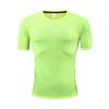 Camiseta de Entrenamiento Deportivo al Aire Libre para Hombres y Mujeres, de Verano, Cuello Redondo, Manga Corta, Transpirable, Elástica, para Correr, Secado Rápido, Estilo Delgado