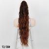 Peluca Grabber Europea y Americana para Dama Cola de Caballo Ondas de Agua Esponjosa Cabello Largo Rizado Fibra Química Cola de Caballo Alta Perm de Maíz Cola de Caballo