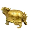 Adornos de Tortuga de Latón Tortuga Dragón de Latón Tortuga Dragón Artesanías de Metal Cobre 86868 Animal Hogar Universal Jardín