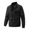 Chaqueta de Negocios para Hombre con Cuello Alto Transfronteriza 2026 Chaqueta de Béisbol Delgada Casual Ropa para Hombre de Comercio Exterior de Moda