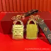 Llavero Colgante Popular de Oro Puro 999 de Shuibei, Colgante Exquisito, Regalo para Diosa, Venta al por Mayor