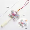Pingente de sachê para o Festival do Meio do Outono de Shangjin DIY sachê bordado frente e verso bolsa pingente de borla para carro pequeno presente de Meio do Outono