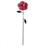 Vendas Diretas da Fábrica Artesanato de Ferro para Jardim Flor Vermelha Arranjo de Flores Pátio de Jardim Decoração de Metal Plugável