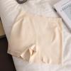 Pantalones Cortos de Seguridad para Mujer con Base Líquida, Pantalones Cortos tipo Boxer Invisibles Dos en Uno, Falda Blanca, Pantalones Cortos tipo Boxer No Transparentes, Pantalones Cortos de Seguridad sin Costuras