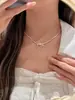 Pulsera de Perlas Plateadas Rota para Mujer, Estilo de Lujo Ligero Nicho de Gama Alta, Diseño de Collar de Plata Rota, Venta al por Mayor de Joyería