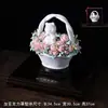 Cerámica hecha a mano con arcilla de porcelana, adornos de manualidades de flores de porcelana, alta gama, para enviar a amigos, mayores, líderes, regalos de cumpleaños, regalos de inauguración, regalos de cumpleaños