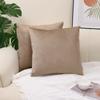 Cross-border Velvet Pillow Lisi Velvet Stitched Pillow Case Simples Solid Color Sofá Pillow Case Home Almofada Case Lote