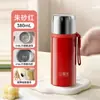 Copo Térmico Fuguang Grande Capacidade Aço Inoxidável 316 Copo de Chá para Homens e Mulheres Esportes ao Ar Livre Copo Portátil com Impressão