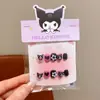 Pegatinas de Uñas Infantiles Kuromi para Niñas, Pegatinas de Uñas Lindas y Divertidas, Pegatinas de Uñas Removibles para Niñas, Uñas Portátiles Dulces y Lindas
