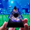 Bola de cristal 73 estilos pirámide transfronteriza bola de cristal grava pirámide artesanías para el hogar adornos de resina