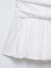 Atacado de comércio exterior estilo europeu e americano transfronteiriço feminino AliExpress novo ZRA em estoque blusa de popeline com borda ondulada
