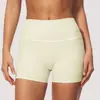 2026 Novas Bermudas Esportivas de Bloco de Cores de Cintura Alta com Controle de Barriga e Levanta Bumbum de Alta Elasticidade Três Quartos para Mulheres 9615