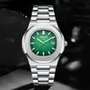 Transmisión en Vivo Transfronteriza Popular Moda Casual Reloj para Hombre con Correa de Acero Reloj de Cuarzo Impermeable para Hombre Venta al por Mayor de Comercio Exterior
