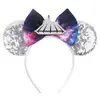 Novos acessórios de cabelo da Amazon Faixa de cabelo do Mickey Faixa de cabelo com show de fogos de artifício do Castelo Acessórios de cabelo para parque de diversões infantil Venda quente transfronteiriça