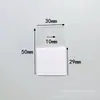 Empaque Transparente de PET con Gancho Caja de Color Gancho Autoadhesivo Agujero Redondo Gancho de Alta Adherencia Ranura de PVC Colgador Gancho de Hojas Sueltas