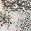 Rhinestones Irregulares de Fondo Plano de Alta Calidad para Uñas, Decoraciones para Uñas de Diamante Falso Plateado Brillante de Fondo Plano, Estilos Mixtos