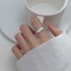 Anillo Nalan de plata s925 estilo Mori hoja fresca apertura ajustable hoja anillo de dedo dulce J0929