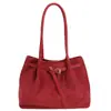 Moda Retro 2025 Otoño e Invierno Nuevo Bolso Tote Grande de Gamuza, Bolso de Hombro Versátil para el Trabajo