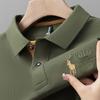 Fabricante Original Camisa Polo de Manga Corta con Cuello de Solapa para Hombre de Verano Holgada Bordada Camiseta Luo de Manga Corta Negocios t Casual Nuevo Estilo