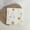 Manta Envolvente para Bebé Clase A, Gasa Doble Capa Color Algodón de Azúcar, Toalla Envolvente para Recién Nacidos, Toalla de Baño, Manta, Delgada y Suave para Verano