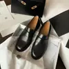 Versión de Piel de Vaca Estilo Británico Maillard Mocasines para Mujer Slip-on Persona Perezosa Tacón Pequeño Grueso Planos Retro Persona Perezosa Zapatos Pequeños de Piel