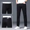 Nuevos Jeans Blancos para Hombre 2026, Gama Alta Ajustados, Pierna Recta Suelta, Pantalones Blancos Puros Casuales para Hombre
