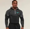 Ropa Popular Transfronteriza Youngla para Hombre con Protección Solar, con Capucha y Media Cremallera para Deportes y Actividades al Aire Libre